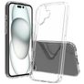Mobigear Crystal Transparent iPhone 16 Plus Plastique rigide Coque arrière - Transparent