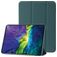 Mobigear Tri-Fold Gel Coque iPad 11 (2025) Etui en TPU,Similicuir - Vert