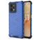 Mobigear Honeycomb Coque Realme C31 Coque arrière Rigide Anti-Chocs - Bleu