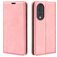 Mobigear Retro Slim Housse HONOR 70 Etui Porte-Monnaie - Rose