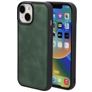 Mobiparts Classic Coque iPhone 13 MagSafe Coque arrière en TPU,Similicuir - Emerald Green