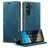CaseMe 013 Housse Samsung Galaxy A16 Etui Porte-Monnaie - Bleu