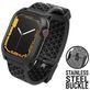 Catalyst Waterproof Case Bracelet Silicone Apple Watch - 41 mm Fermeture à pince - Noir