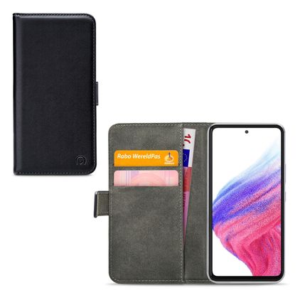 Mobilize Classic Gelly Wallet Housse Samsung Galaxy A53 Etui Porte-Monnaie - Noir