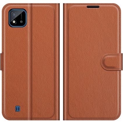 Mobigear Classic Housse Realme C11 (2020) Etui Porte-Monnaie - Marron