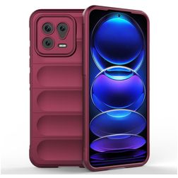 Mobigear Bumpy Coque Xiaomi 13 Coque arrière en TPU Souple - Bordeaux