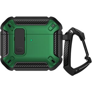 Mobigear Armor Clip Coque Apple AirPods 4 Coque Rigide - Vert