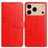 Mobigear Flowers Housse iPhone 17 Pro Max Etui Porte-Monnaie - Rouge
