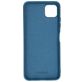 Mobiparts Coque Samsung Galaxy A22 5G Coque arrière en Silicone - Blueberry Blue