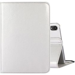 Mobigear DuoStand Coque iPad Mini 7 (2024) Etui Rotatif - Argent