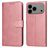 Mobigear Wallet Housse iPhone 17 Pro Max Etui Porte-Monnaie - Rose doré