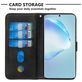 Mobigear Zipper Housse Samsung Galaxy S20 Plus Etui Porte-Monnaie - Noir