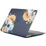 Mobigear Design MacBook Air 11 Pouces (2010-2016) Coque - Fleurs noires - Model A1370 / A1465