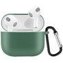 Mobigear Classic Coque Apple AirPods 3 Coque en Silicone Souple - Vert