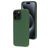 Mobiparts Coque iPhone 15 Pro Max Coque arrière en Silicone - Forest Green