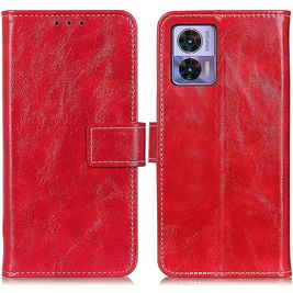Mobigear Basic Housse Motorola Edge 30 Neo Etui Porte-Monnaie - Rouge