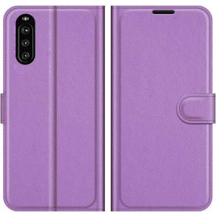 Mobigear Classic Sony Xperia 10 III Étui Portefeuille - Violet