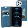 Mobiparts Classic Wallet Housse iPhone 12 Pro Max Etui Porte-Monnaie - Steel Blue