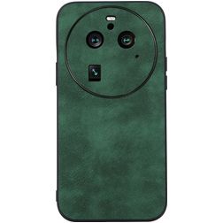 Mobigear Fabric Coque OPPO Find X6 Pro Coque arrière Rigide - Vert