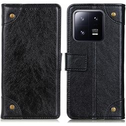 Mobigear Ranch Housse Xiaomi 13 Etui Porte-Monnaie - Noir
