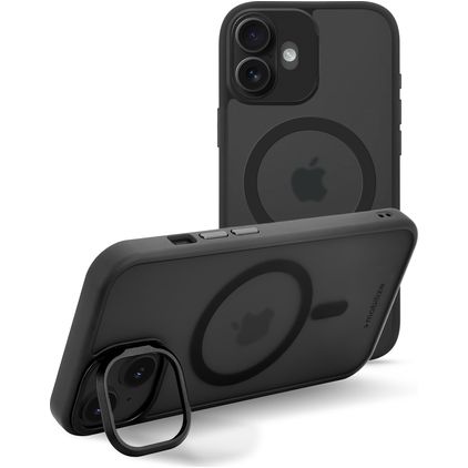 Mobilize Hybrid Pro Coque iPhone 16 MagSafe Coque arrière Rigide Anti-Chocs - Noir