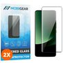 Mobigear Premium Xiaomi 13 Ultra Verre trempé Protection d'écran - Compatible Coque - Noir (Lot de 2)