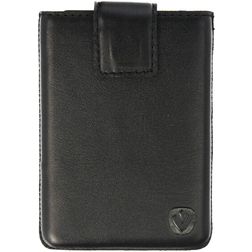 Valenta Card Case Pocket - Porte Cartes en en Cuir véritable - 8 Cartes - Noir