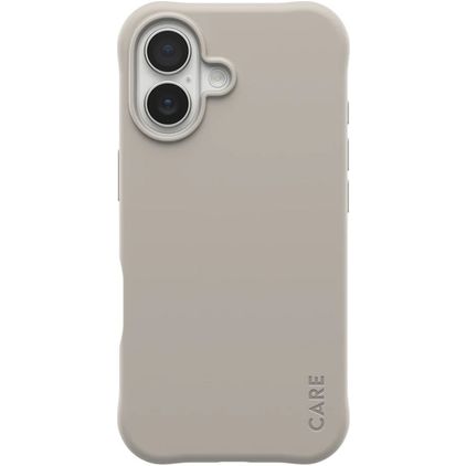 CARE by PanzerGlass Fashionable Coque iPhone 17 MagSafe Coque arrière en Silicone - Vanilla