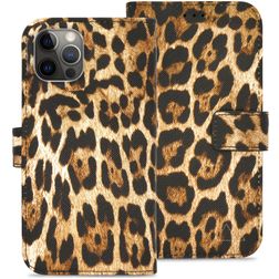 My Style Flex Wallet Housse iPhone 12 Pro Etui Porte-Monnaie - Wild Leopard