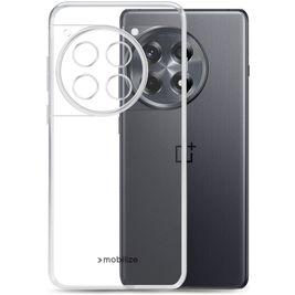 Mobilize Gelly Coque Transparente OnePlus 12R Coque arrière en TPU Souple - Transparent