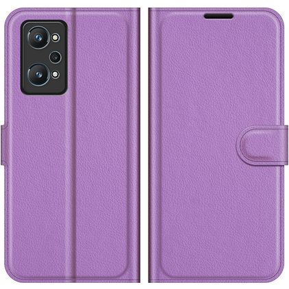 Mobigear Classic Housse Realme GT Neo 3T Etui Porte-Monnaie - Violet