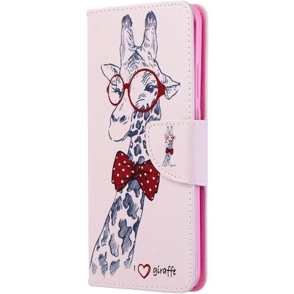 Mobigear Design Housse Huawei P40 Pro Etui Porte-Monnaie - Girafe