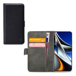 Mobilize Classic Gelly Wallet Housse POCO X4 Pro 5G Etui Porte-Monnaie - Noir