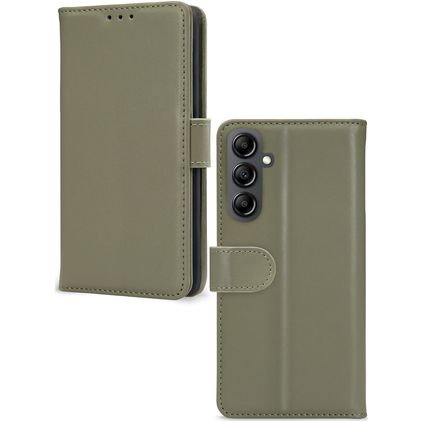 Mobilize Premium Gelly Wallet Housse Samsung Galaxy A14 Etui Porte-Monnaie - Vert