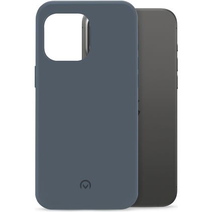 Mobilize Rubber Gelly Coque iPhone 15 Pro Max Coque arrière en TPU Souple - Matt Blue