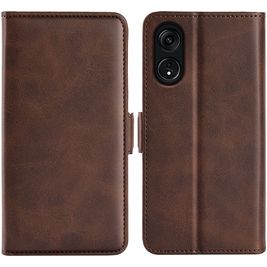Mobigear Slim Magnet Housse OPPO Reno 8T 5G Etui Porte-Monnaie - Marron