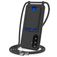 Mobigear Lanyard Card Samsung Galaxy A57 Coque avec cordon en Silicone et Porte-Cartes - Noir