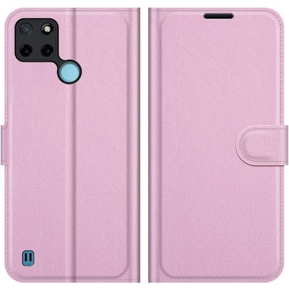 Mobigear Classic Housse Realme C25Y Etui Porte-Monnaie - Rose