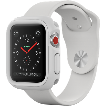 Rhinoshield CrashGuard NX Coque Apple Watch - 38 mm Coque Rigide Antichoc - Blanc