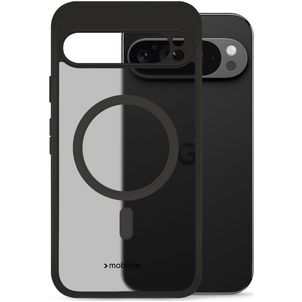 Mobilize Hybrid Pro Coque Google Pixel 9 Pro MagSafe Coque arrière Rigide Anti-Chocs - Noir