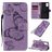 Mobigear Butterfly Housse Samsung Galaxy A41 Etui Porte-Monnaie - Violet