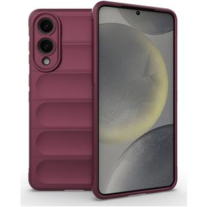Mobigear Bumpy Coque Samsung Galaxy S25 Edge Coque arrière en TPU Souple - Rouge