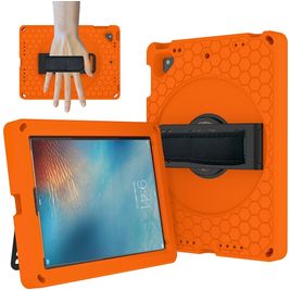 Mobigear Ruggedized Coque iPad 5 (2017) Coque arrière en EVA + Support Amovible - Orange