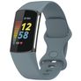 Mobigear Sport Dual Bracelet Silicone Fitbit Charge 5 Fermeture à clou et passant - Spring Purple