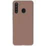 Mobigear Colors Coque Samsung Galaxy A21 Coque arrière en TPU Souple - Marron