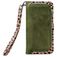 Mobilize Magnet Zipper Housse iPhone 13 Mini Etui avec Coque Détachable Porte-Monnaie - Olive Leopard