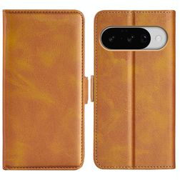 Mobigear Slim Magnet Housse Google Pixel 10 Etui Porte-Monnaie - Cognac