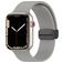 Mobigear Sport Mag Bracelet Silicone Apple Watch Fermeture magnétique - 49/46/45/44 mm - Gris