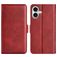 Mobigear Slim Magnet Housse iPhone 17 Etui Porte-Monnaie - Rouge