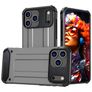 Mobigear Outdoor Coque iPhone 17 Pro Coque arrière Rigide Anti-Chocs - Gris